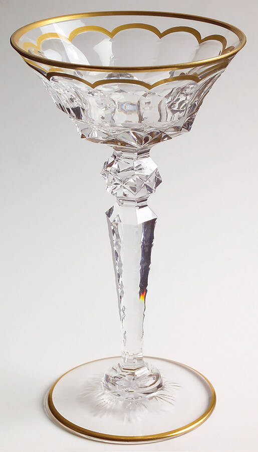 Excellence (Gold Trim) Champagne/Tall Sherbet by St Louis-1