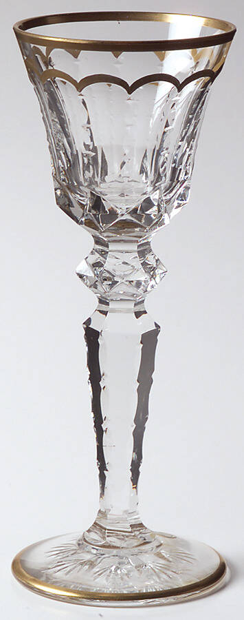 Excellence (Gold Trim) Cordial Glass by St Louis-1