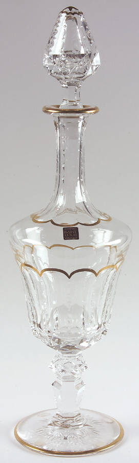 Excellence (Gold Trim) Wine Decanter & Stopper by St Louis-1