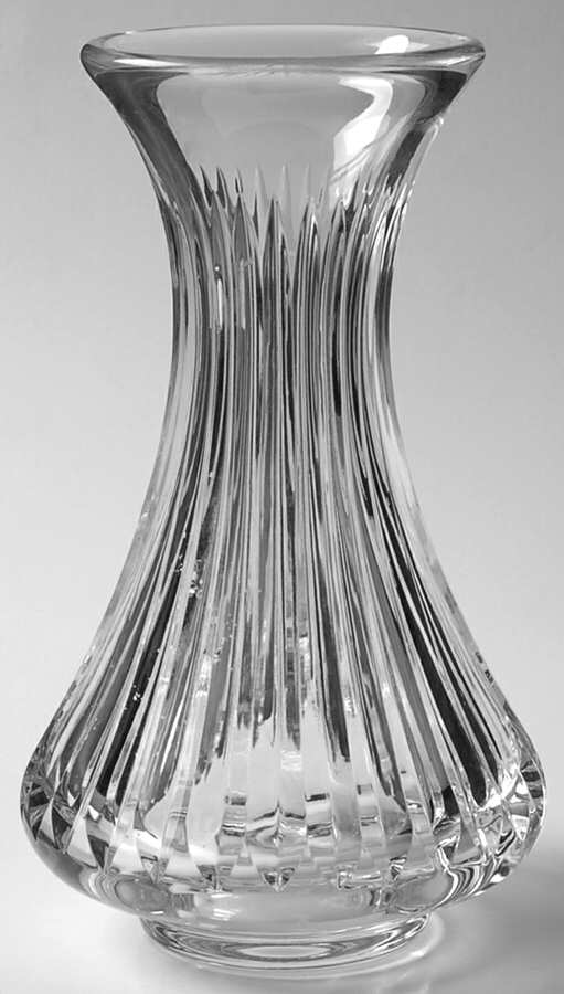 Fontainebleau Clear (Cut) 9" Flower Vase by St Louis-1