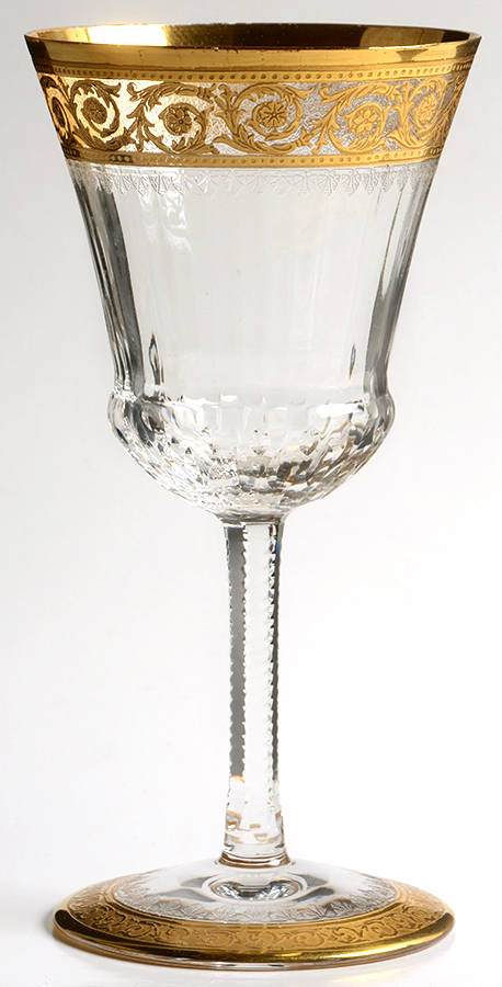 Thistle Water Goblet by St Louis-1