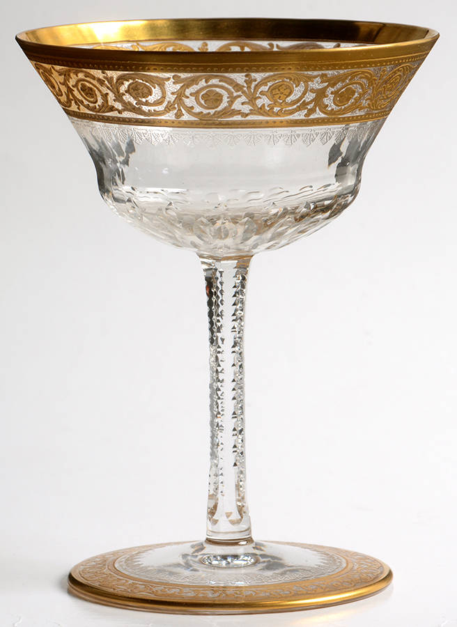 Thistle Champagne/Tall Sherbet by St Louis-1