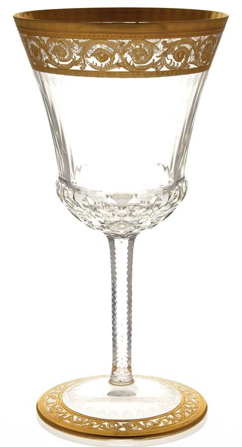 Thistle Water Goblet by St Louis-1