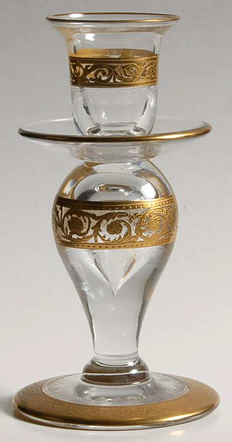 Thistle Single Light Candlestick by St Louis-1