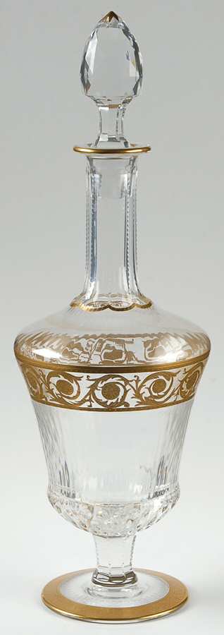 Thistle Wine Decanter & Stopper by St Louis-1