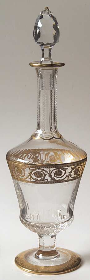 Thistle Cordial Decanter & Stopper by St Louis-1