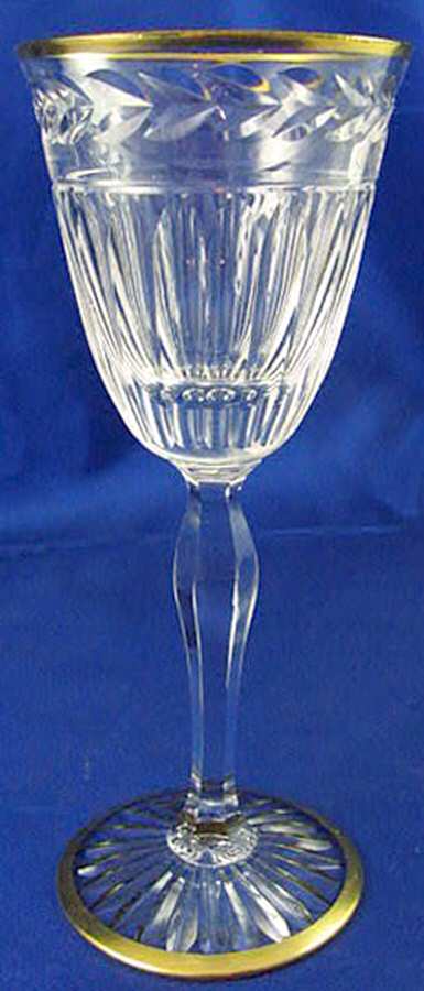 Senator Gold Wine Glass by Stuart-1