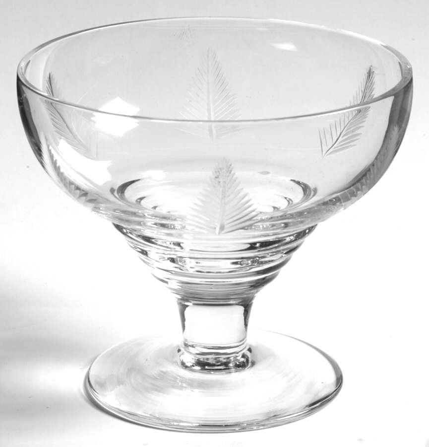 Woodchester Clear Footed Sweet Dish by Stuart-1