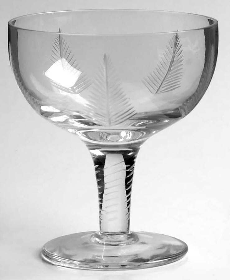 Woodchester Clear Low Sherbet by Stuart-1