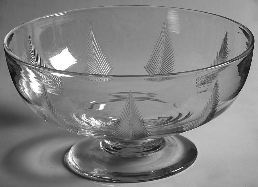 Woodchester Clear 8" Footed Bowl by Stuart-1