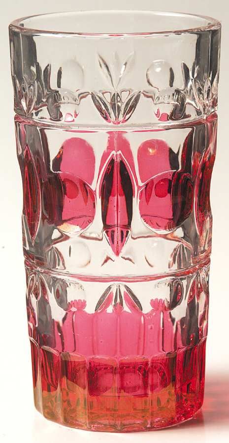 Classique-Cranberry Flash Flat Iced Tea by Rainbow Art Glass-1