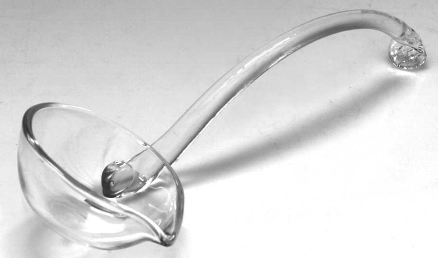 Daisy and Button Clear (Punch Set) Punch Ladle by Smith Glass -1
