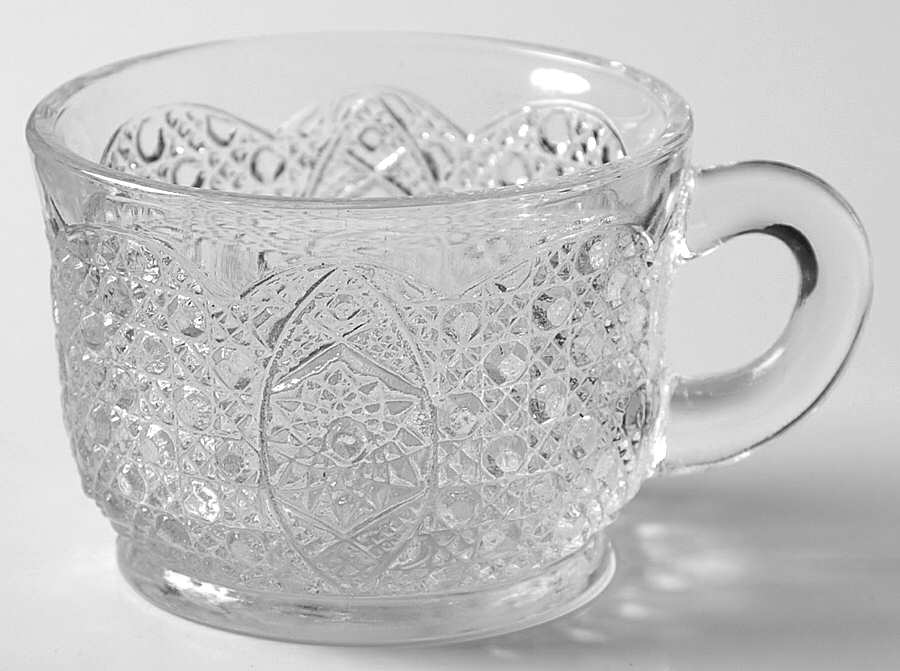 Daisy and Button Clear (Punch Set) Punch Cup by Smith Glass -1