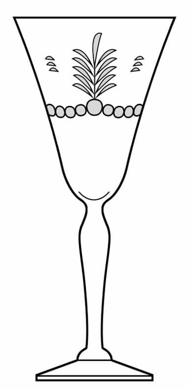 Agnes Water Goblet by Sloan Glass-1