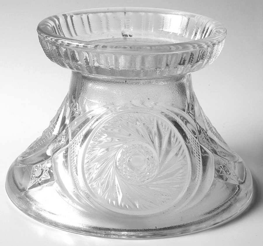 Aztec Punch Bowl Stand by Smith Glass -1