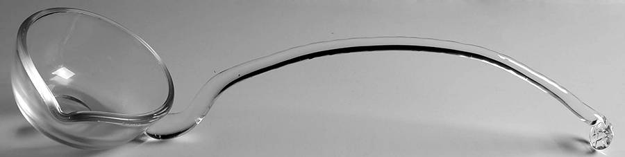 Aztec Punch Ladle by Smith Glass -1