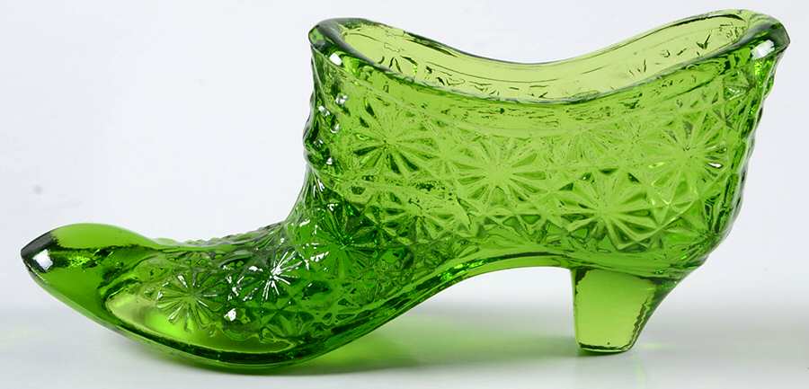 Daisy and Button Green Slipper by Smith Glass -1