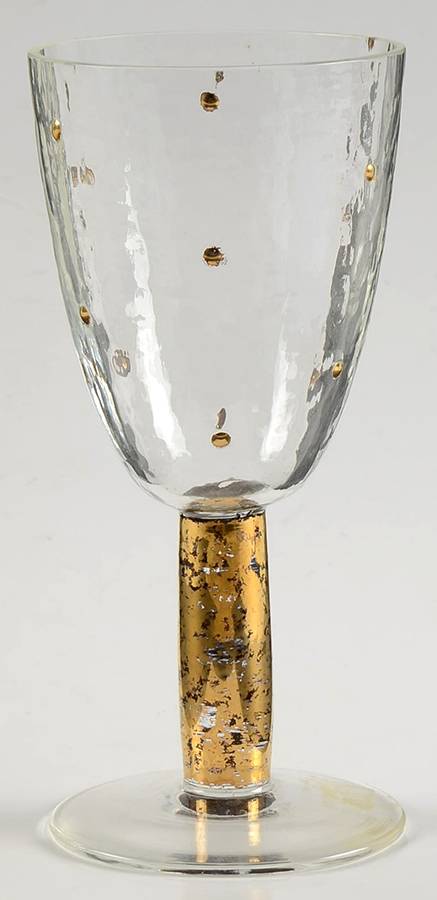 Morocco Gold Wine Glass by Smyers-1