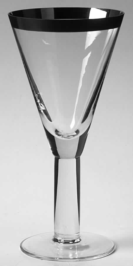 Neopolitan Platinum Water Goblet by Smyers-1