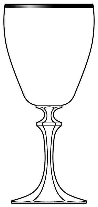 Contour Platinum Water Goblet by Schott-Zwiesel-1