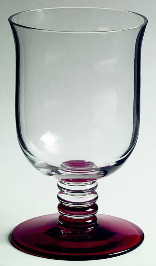 3600 Ruby Water Goblet by Seneca-1
