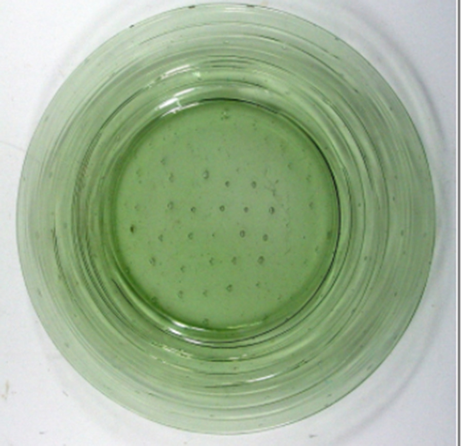 6359 Spanish Green 8" Salad Plate by Steuben-1