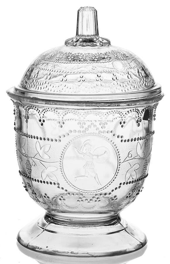 Minerva Sugar Bowl & Lid by Sandwich-1
