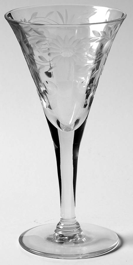 Cut 250 Gray Sherry Glass by Seneca-1