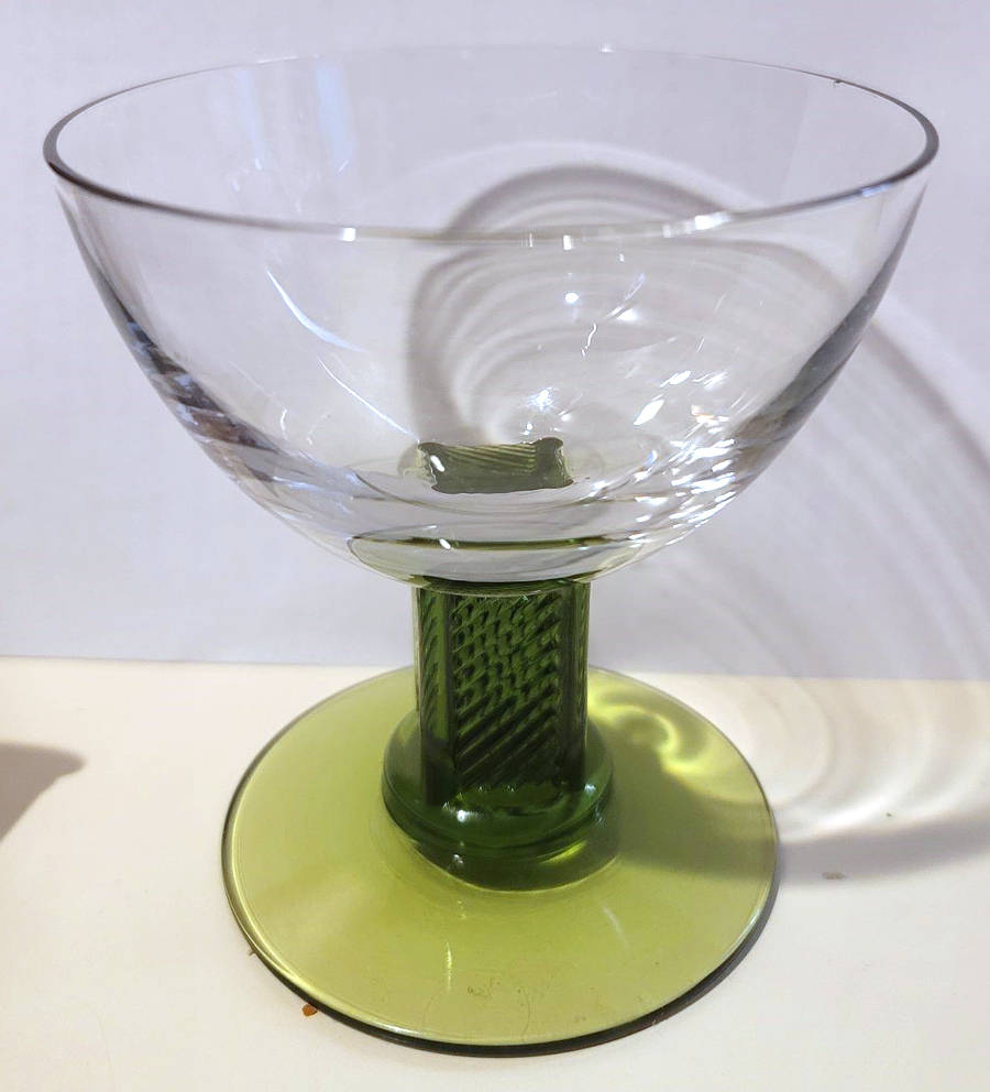 325 Green Champagne/Tall Sherbet by Seneca-1