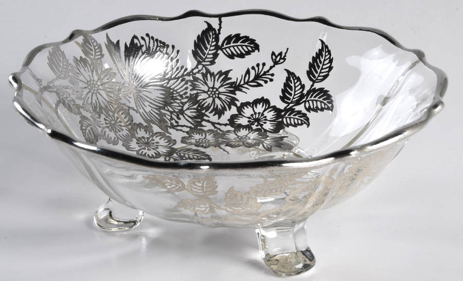 Blossom Time 3-Toed Footed Bowl by Silver City-1