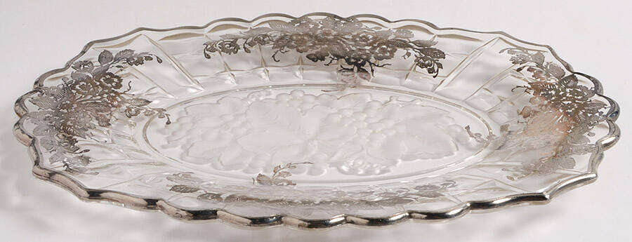 Blossom Time 12" Oval Platter by Silver City-1
