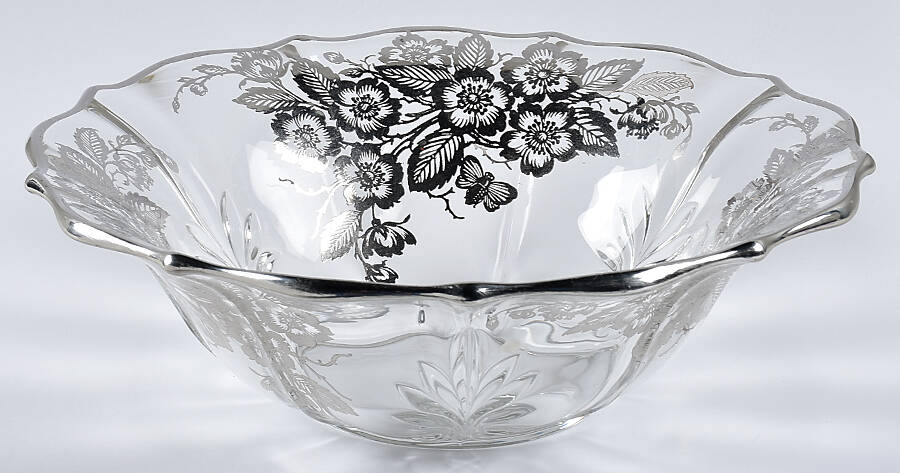 Blossom Time 11" Round Bowl by Silver City-1