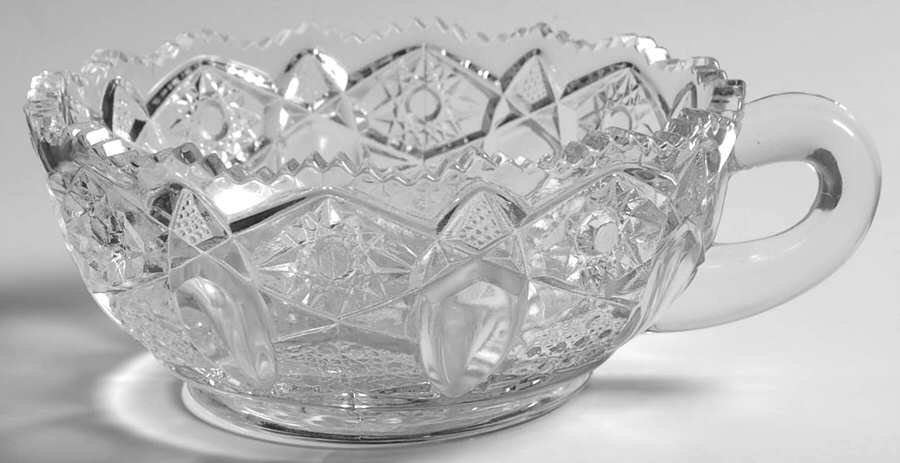 Quintec Clear Handled Nappy by Smith Glass -1