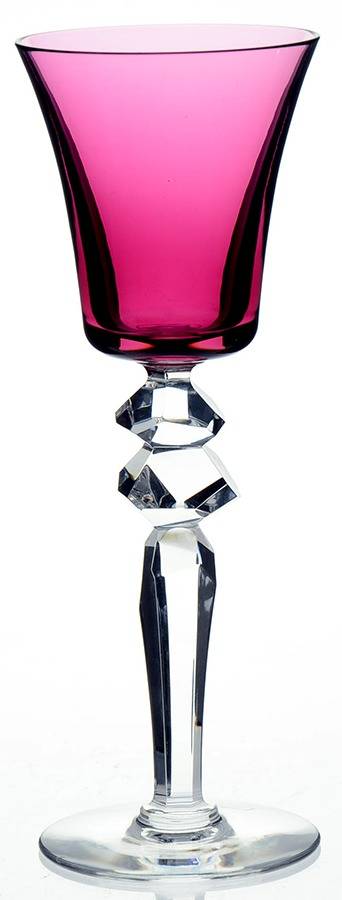 Excess Amethyst White Wine Glass by St Louis-1