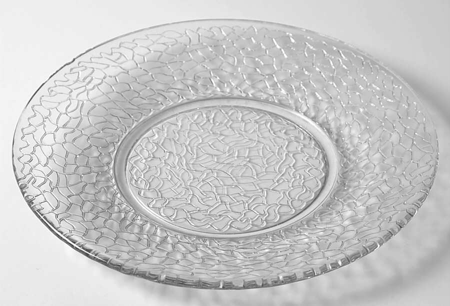 By Cracky Clear 8" Salad Plate by Smith Glass -1