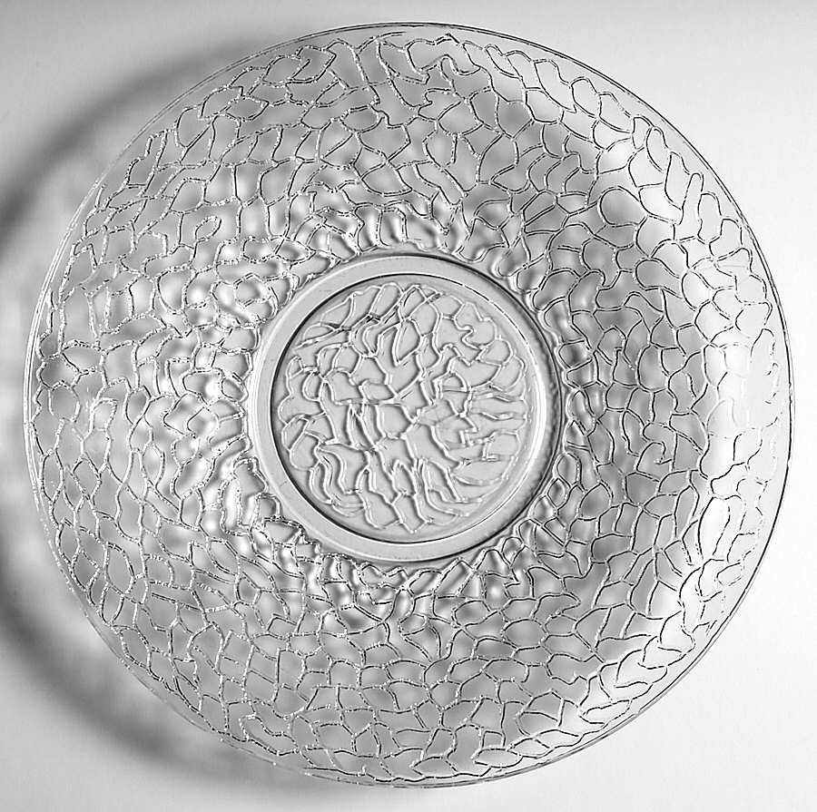 By Cracky Clear 7" Salad Plate by Smith Glass -1