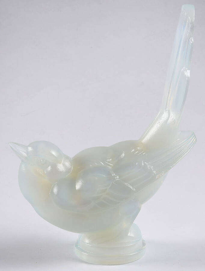 Animals & Figurines #B31 Large Mocking Bird by Sabino Glass-1