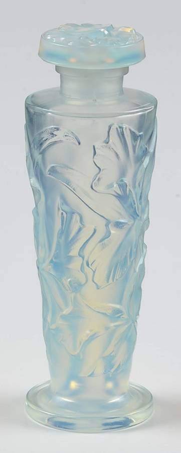 Animals & Figurines #PF149 Orchidees Perfume Bottle by Sabino Glass-1