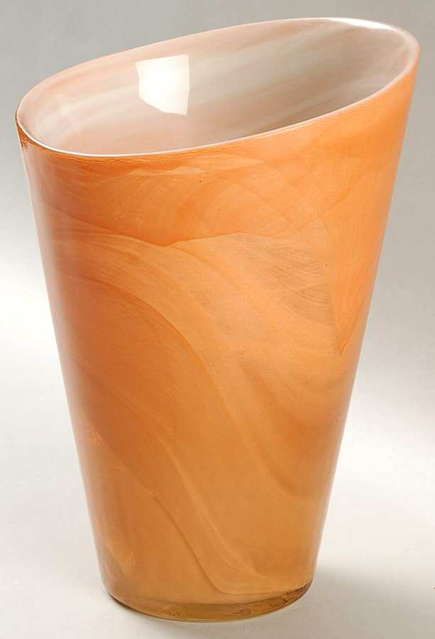 Candy 7" Flower Vase by Sea Glasbruk-1