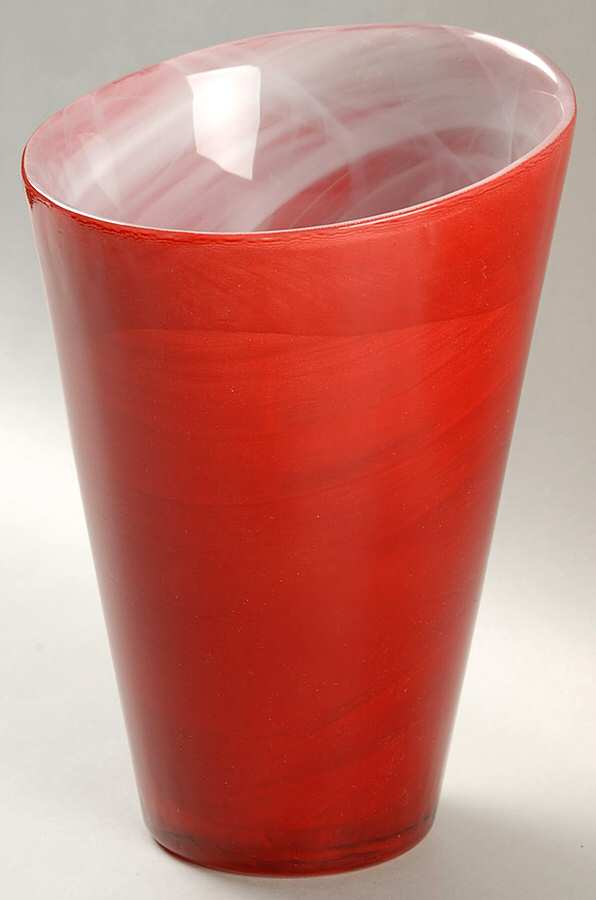 Candy 7" Flower Vase by Sea Glasbruk-1