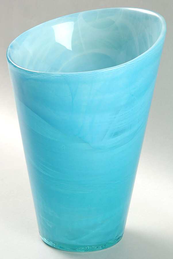 Candy 7" Flower Vase by Sea Glasbruk-1