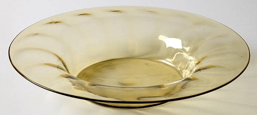 1504 Amber Underplate for Finger Bowl by Steuben-1