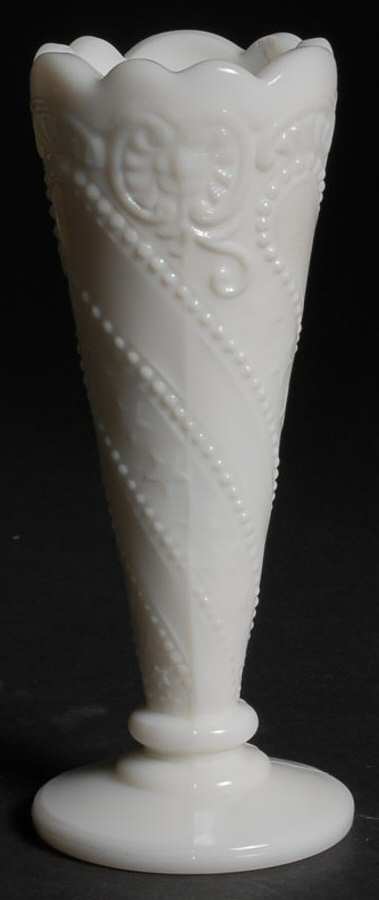 33 Milk Glass 6" Bud Vase by Smith Glass -1