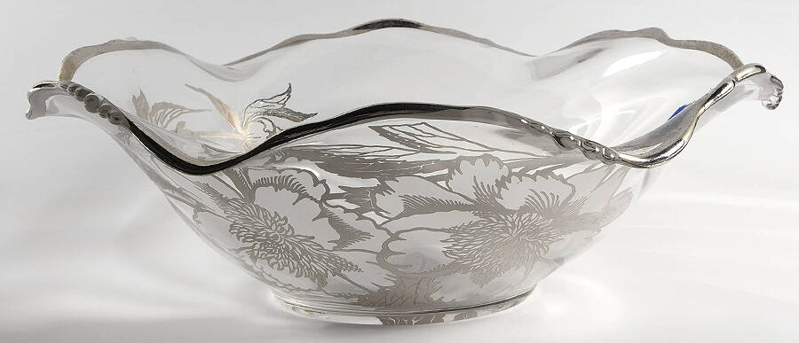 SCI14 12" Round Crimped Bowl by Silver City-1