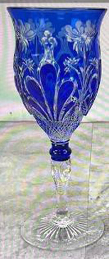 Swl15 Various Colors Blue Wine by Stevens & Williams-1