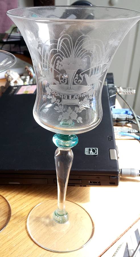 Fountain Water Goblet by Steuben-1