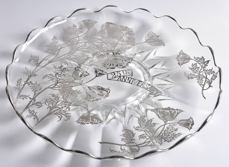 Anniversary 13" Rolled Edge Torte Plate by Silver City-1