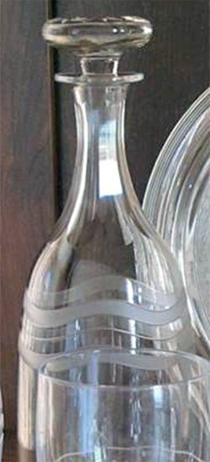 Wave Decanter & Stopper by Stuart-1