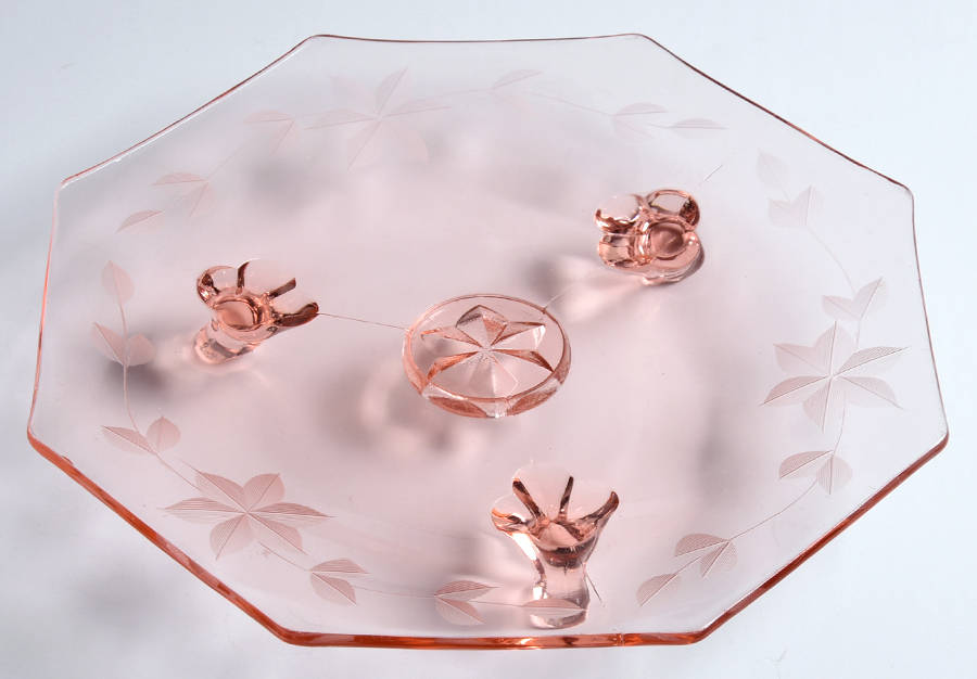 Hoffman Pink 3-Toed Bon Bon by Standard Glass-1