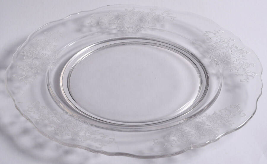 Cordelia Clear (Stem 15067) 7" Salad Plate by Tiffin-Franciscan-1